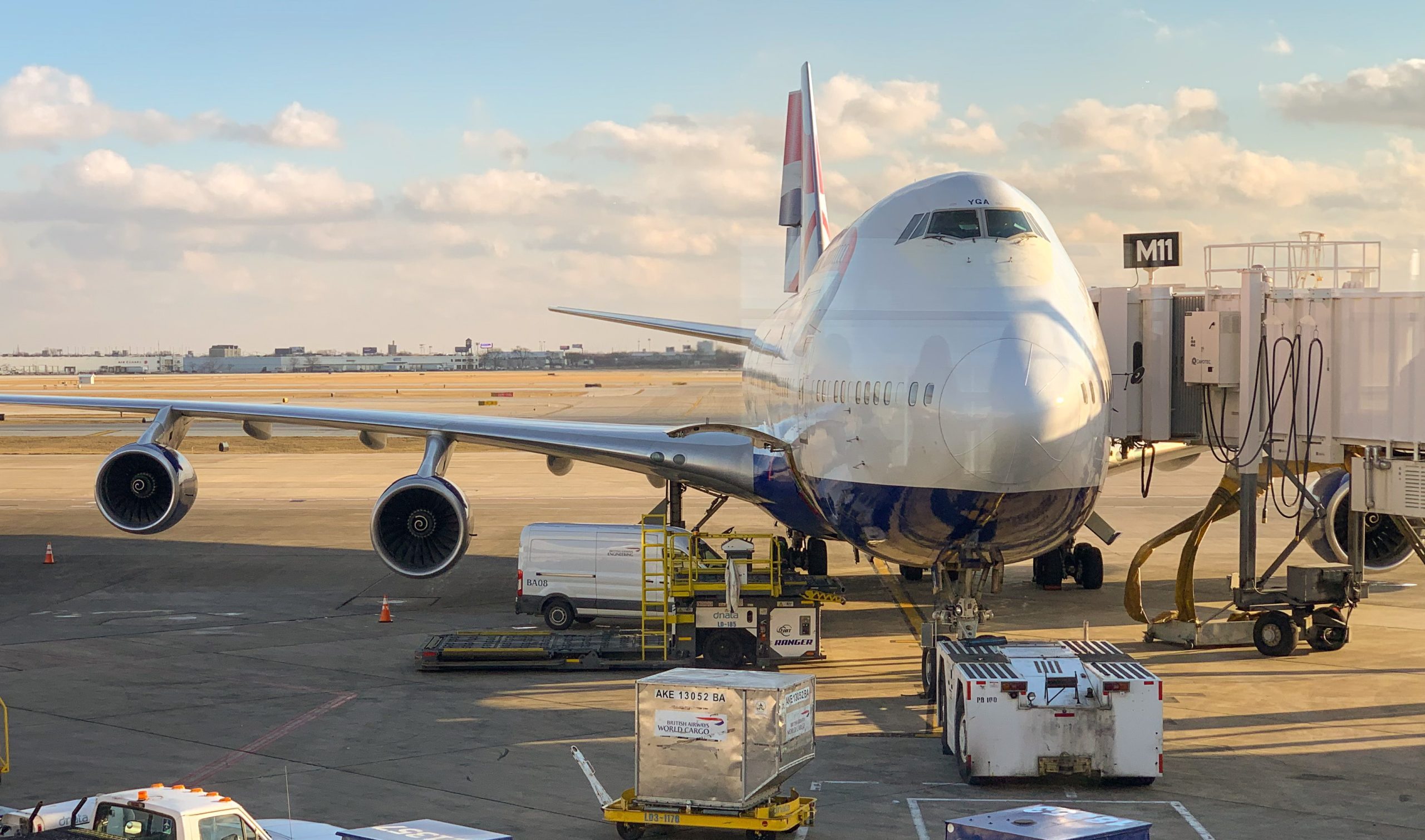 Airliner on tarmac